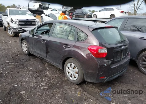 2013 Subaru Impreza 2.0I from USA, damaged, VIN JF1GPAA67DH820608